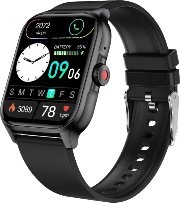 Apollo Life 阿波羅 City2智慧手錶 保固一年 原廠保固, 黑色, 1.85吋, 藍牙, 1個