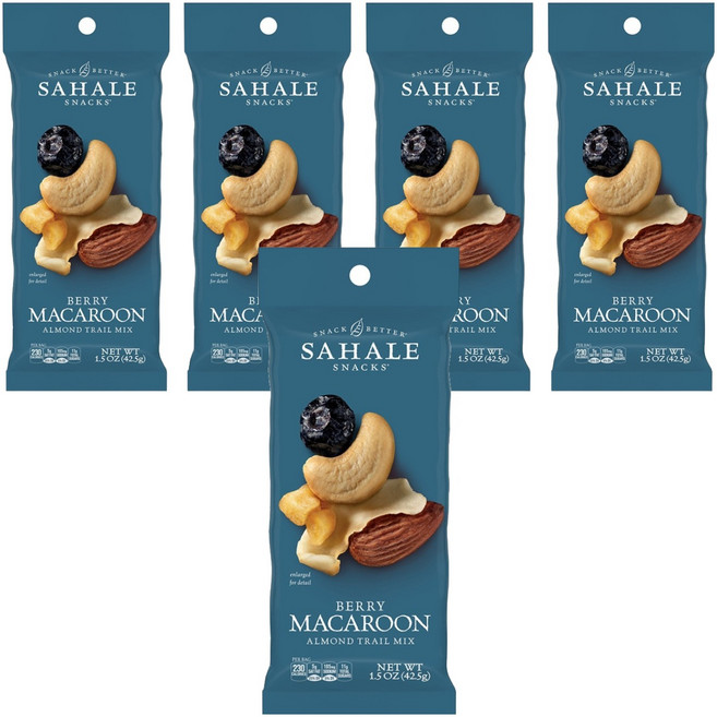 SAHALE SNACKS 藍莓馬卡龍杏仁, 42.5g, 5個