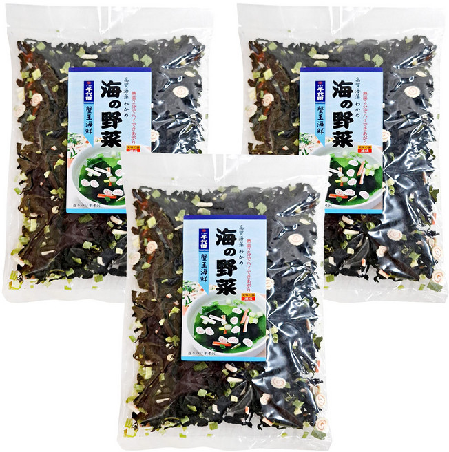 千代田 蟹玉海鮮海帶芽, 80g, 3包