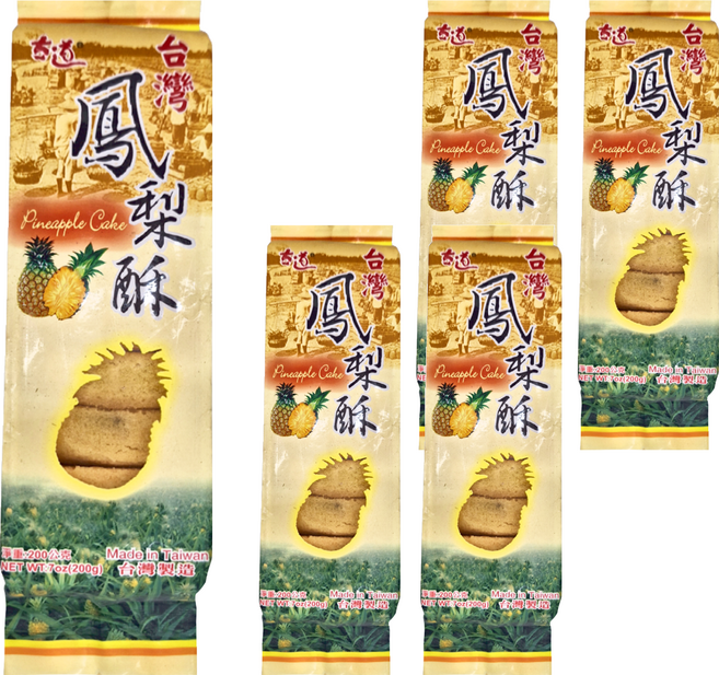 古道鳳梨酥 詠嘉鳳梨酥, 200g, 5包