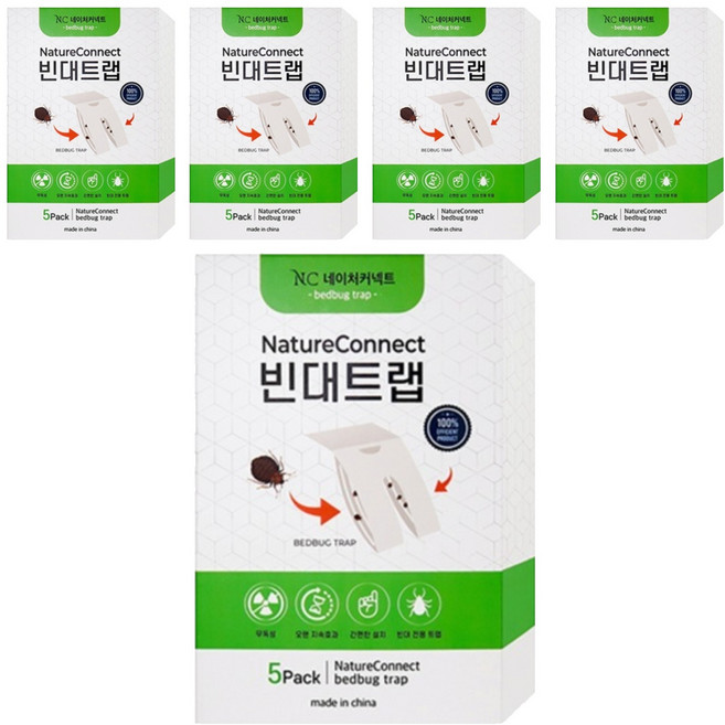 네이처커넥트 빈대 트랩, 5개입, 5개