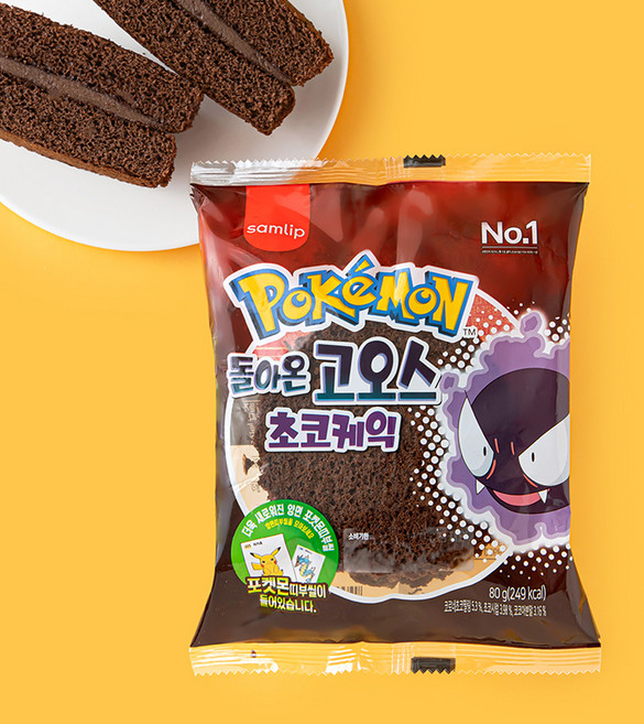 삼립 돌아온 고오스 초코 케익, 80g, 1개입, 1개