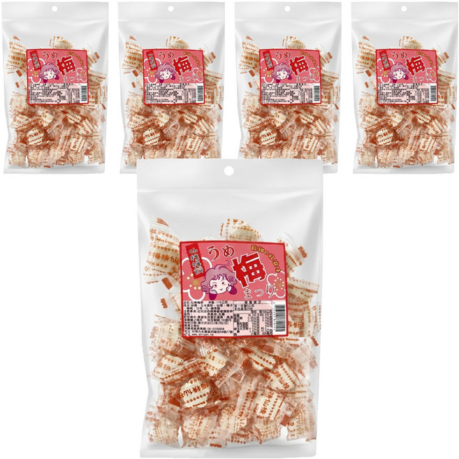 恩澤食品 仙楂梅餅, 175g, 5袋