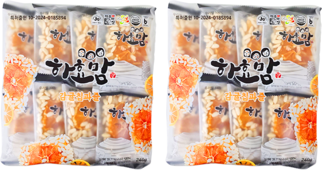 하효맘 제주 감귤칩과즐, 30g, 16개