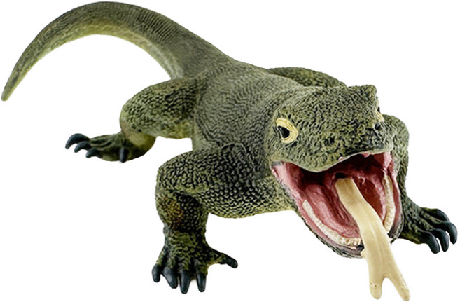 COLLECTA 永嘩 野生動物系列 科莫多巨蜥 3歲以上, 科莫多巨蜥 灰褐色, 1個