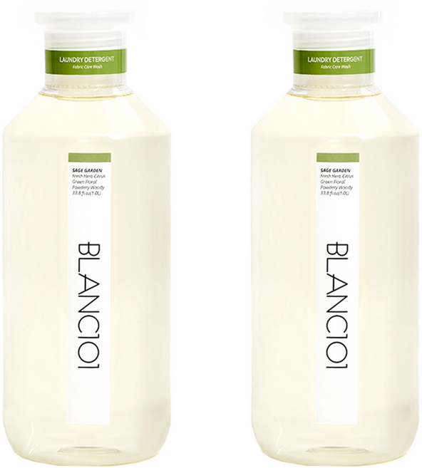 블랑101 유아 세탁 세제 세이지가든, 1L, 2개