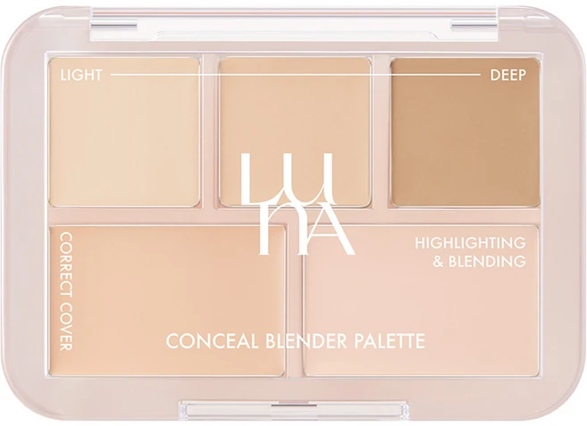 루나 블렌더 팔레트 컨실러 6g, 1개, 3호 퍼펙트 커버 내추럴 - 쿠팡