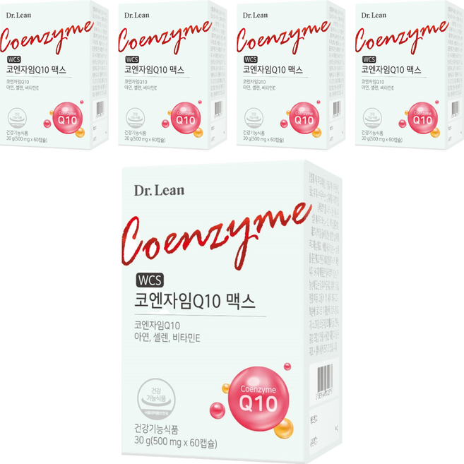 닥터린 코엔자임Q10 맥스, 60정, 5개