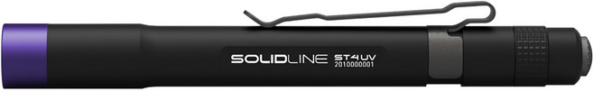 SOLIDLINE ST4 UV 航空鋁合金紫外線手電筒 502417 141mm 60g, 1支