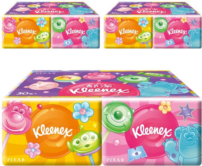 Kleenex 舒潔 袖珍包面紙, 30包, 3袋