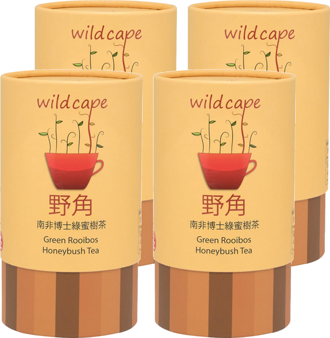 wild cape 野角 南非博士綠蜜樹茶, 2.5g, 40入, 4罐