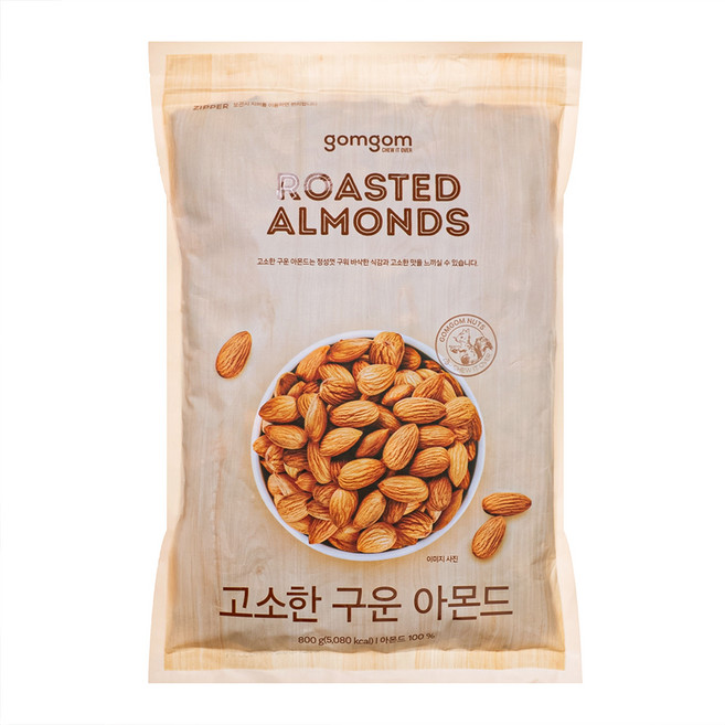 곰곰 구운 아몬드, 800g, 1개
