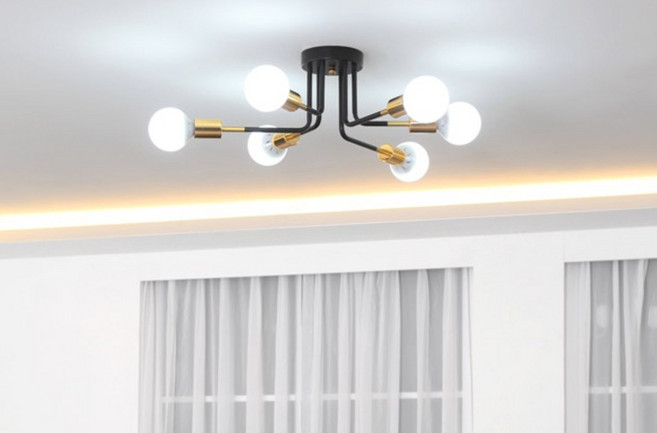 베르디 6 천장등, 블랙