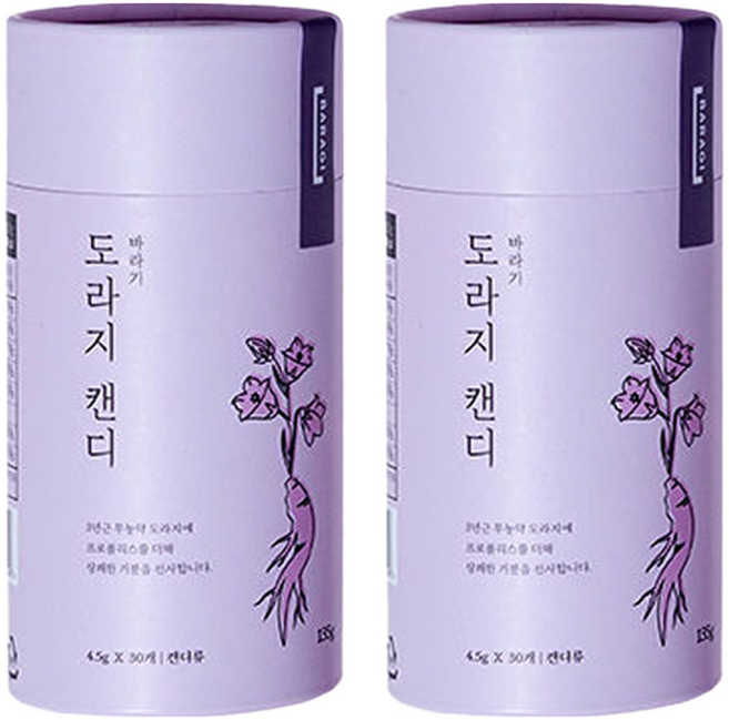바라기 도라지 캔디, 135g, 2개