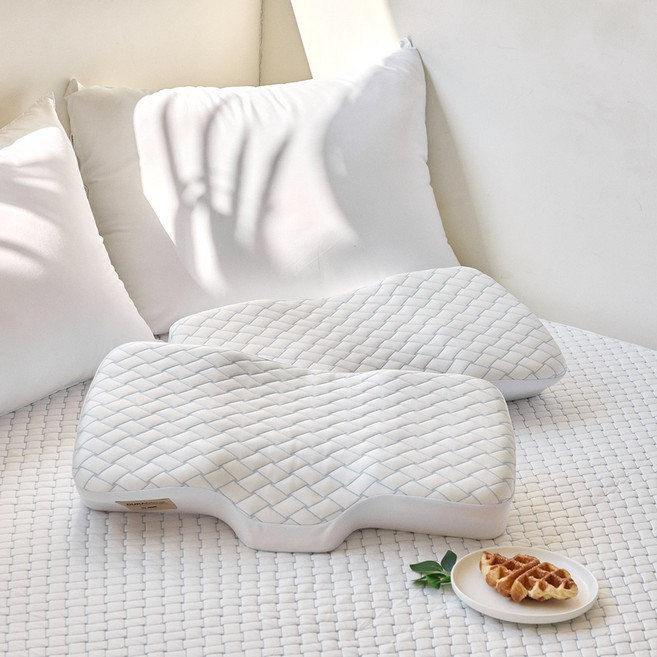 리브맘 프리미엄 듀라쿨 아이스냉감 3D 경추 메모리폼 베개, 아이스셀