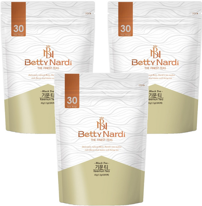 베티나르디 기문홍차리필, 1.5g, 30개입, 3개