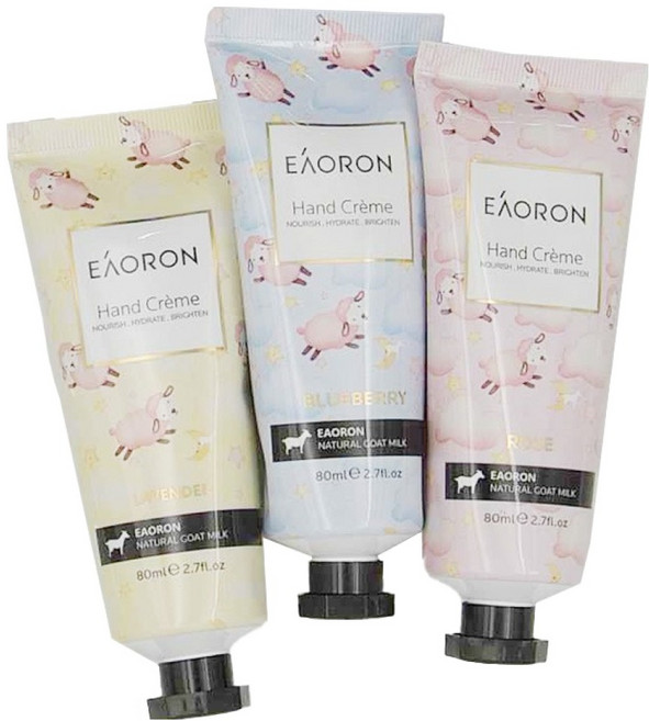 EAORON 護手霜禮盒組 80ml 3條, 1組