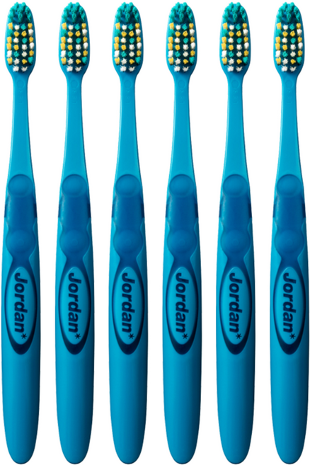 조르단 헬로스마일 4단계 어린이 칫솔, 랜덤발송, 1개입, 6개