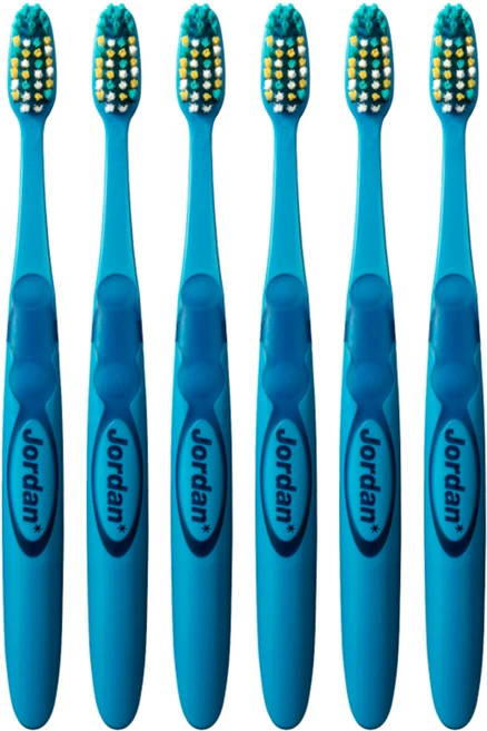 조르단 헬로스마일 4단계 어린이 칫솔, 랜덤발송, 1개입, 6개 - 쿠팡