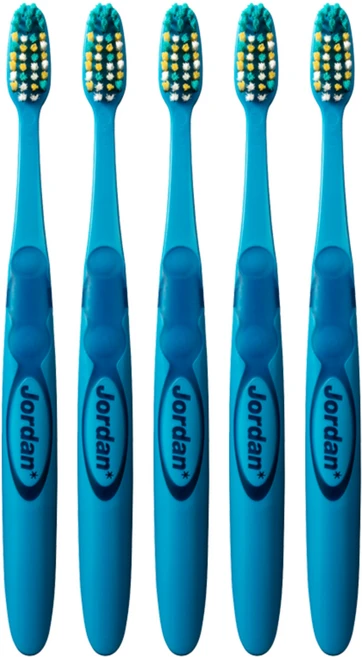 조르단 헬로스마일 4단계 어린이 칫솔, 랜덤발송, 1개입, 5개 - 쿠팡