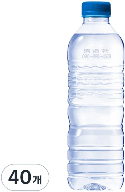 웅진 깊을수록 무라벨, 500ml, 40개 - 쿠팡