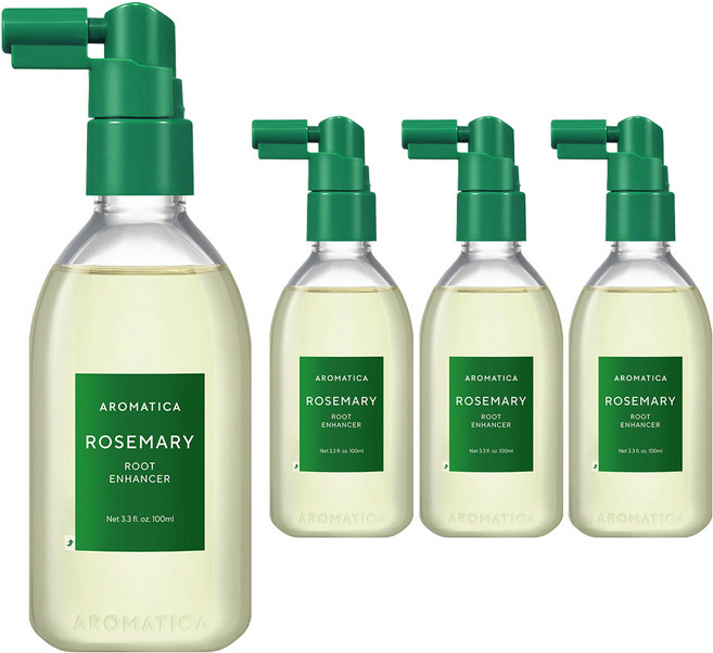 아로마티카 로즈마리 루트 인핸서 두피 에센스, 100ml, 4개