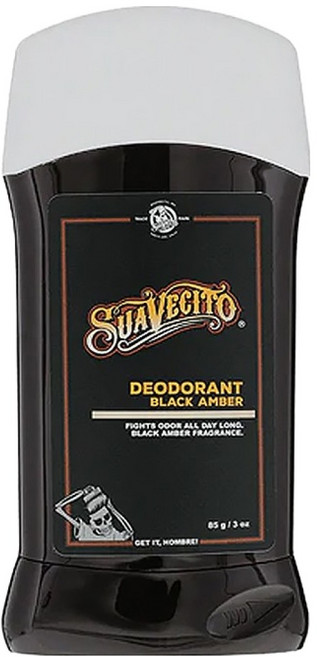 SUAVECITO 骷髏頭 Deodorant 古龍水體香膏 黑琥珀, 85g, 1個