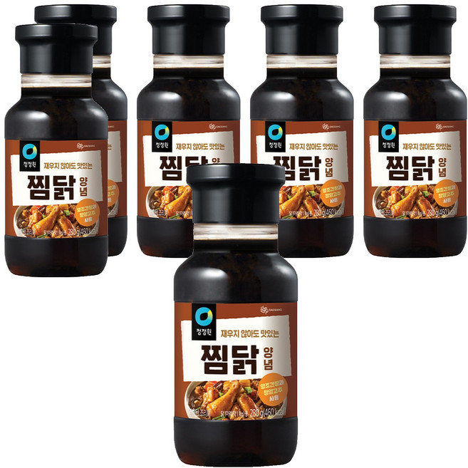 청정원 찜닭 양념, 280g, 6개