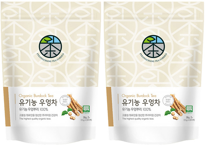 평창다원 유기농 우엉차, 1.5g, 20개입, 2개