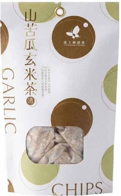 池上鄉農會 山苦瓜玄米立體茶包, 10g, 12入, 1袋