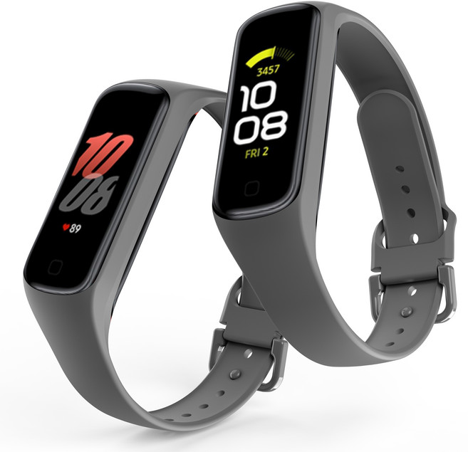 누아트 실리콘 스트랩 2개입, 다크그레이, 2개