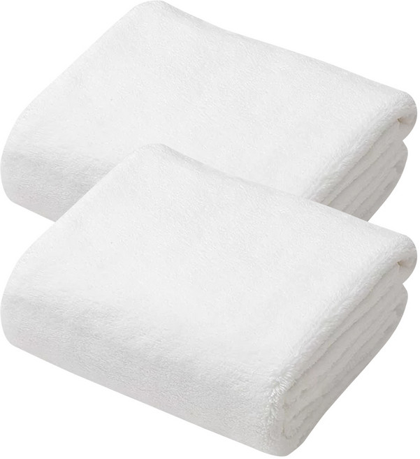 CB JAPAN carari 3倍吸水速乾超細纖維毛巾, 2個, 典雅白