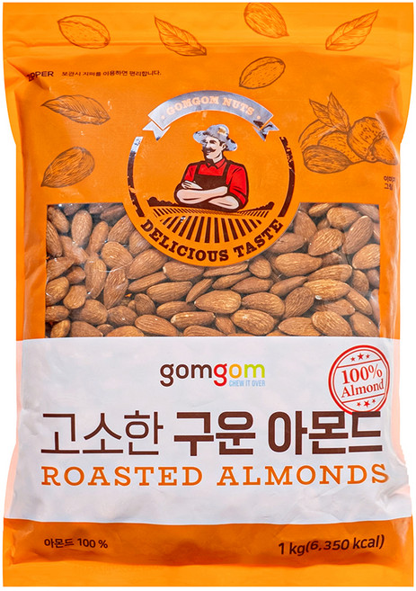 곰곰 구운 아몬드, 1kg, 1개