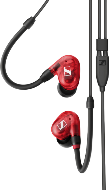 SENNHEISER 有線版入耳式耳機, IE100 PRO, 紅色