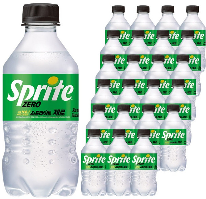 스프라이트 제로 사이다, 300ml, 24개