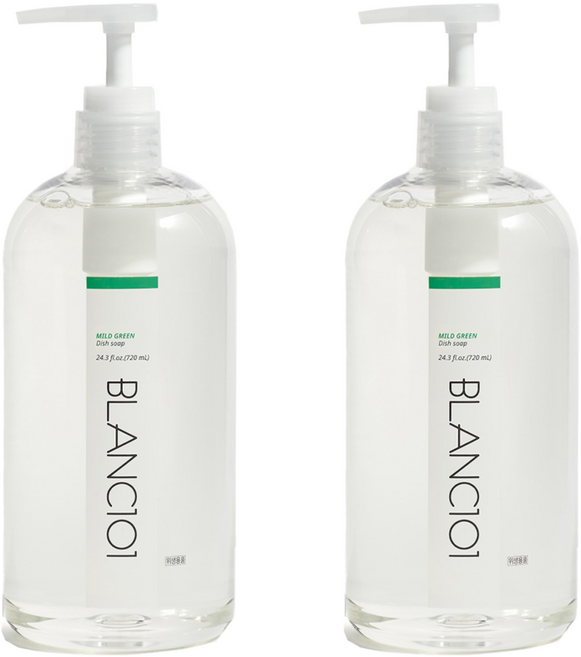 블랑101 주방세제 마일드그린, 720ml, 2개