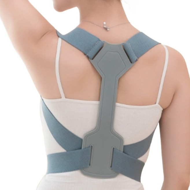 썸즈마인 예쁜라인 바른자세 교정밴드 그레이, 1개