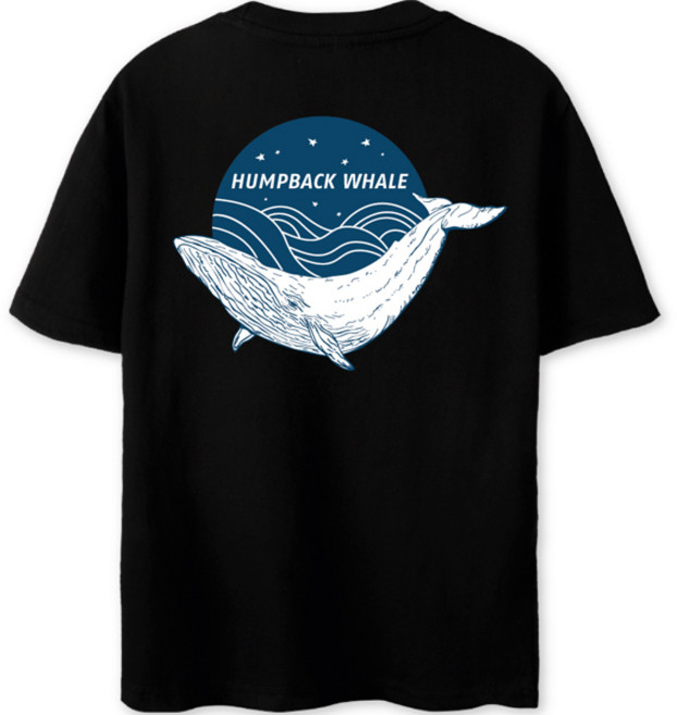 벤힛 주니어용 통기성 웨일 라운드 반팔 티셔츠