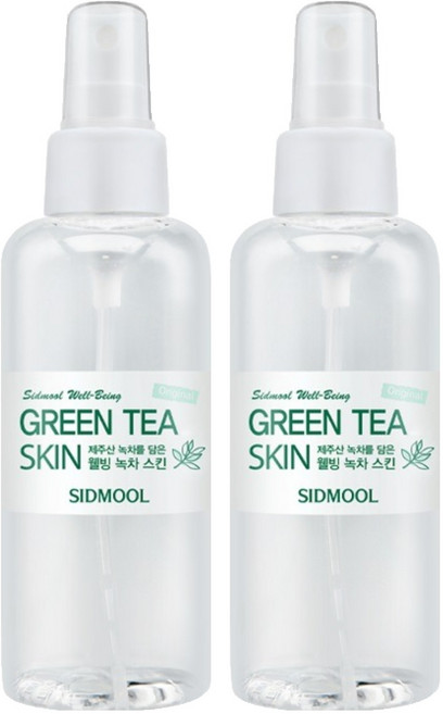 시드물 오리지널 웰빙 녹차 스킨, 150ml, 2개