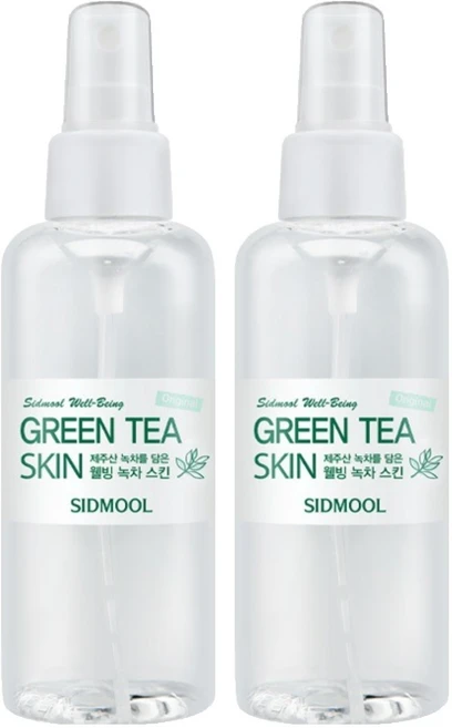 시드물 오리지널 웰빙 녹차 스킨, 150ml, 2개 - 쿠팡