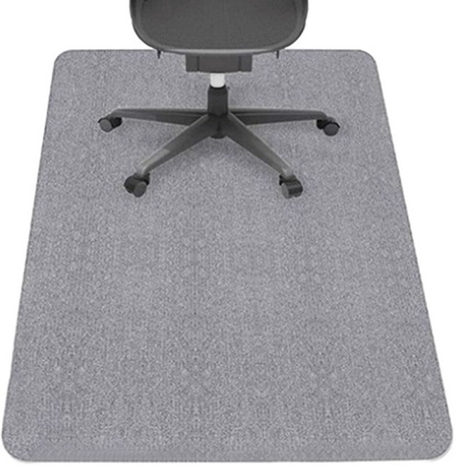 마켓플랜 바닥긁힘 방지 의자매트 140 x 90cm, 라이트그레이, 1개