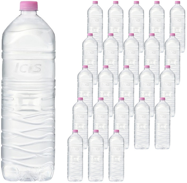 아이시스 생수 무라벨, 2L, 24개