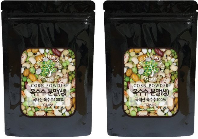 스쿨아이 국내산 생 옥수수 분말, 200g, 2개