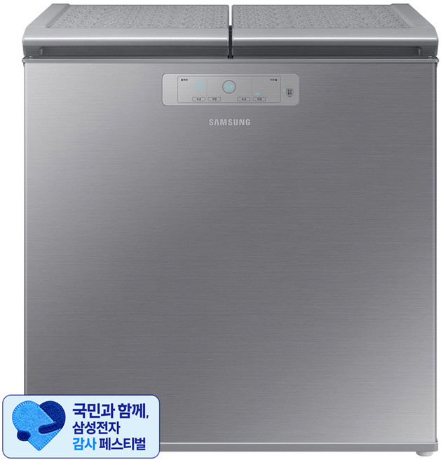 [삼성 감사 페스티벌] 삼성전자 김치플러스 뚜껑형 김치냉장고 221L 방문설치, 리파인드 이녹스, RP22C3111S9