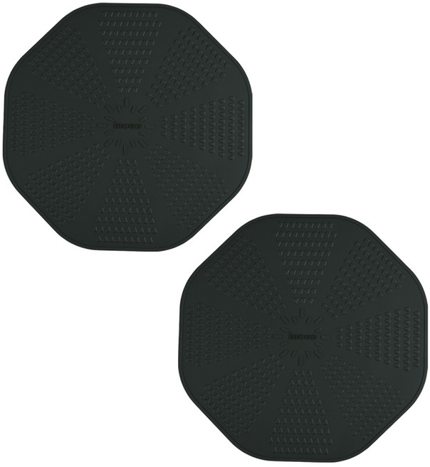 인콕 국산 인덕션 보호 매트 소, 카키블랙, 2개