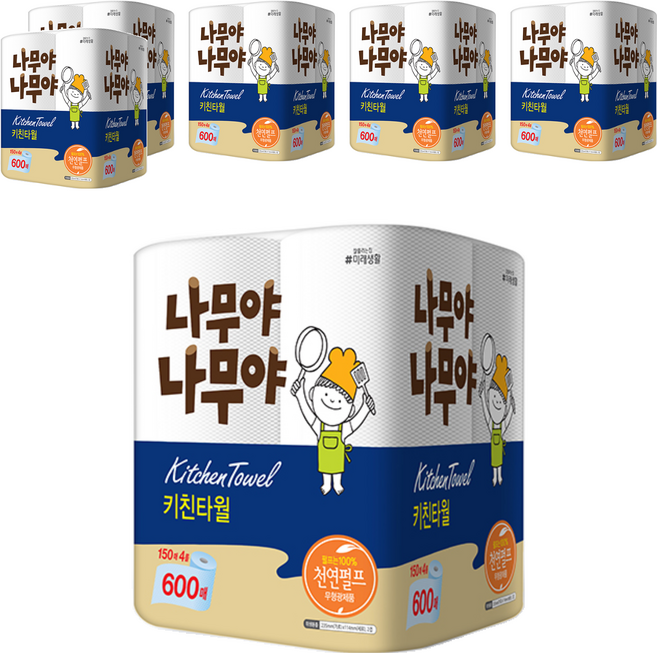 나무야나무야 키친타올, 150매, 24개