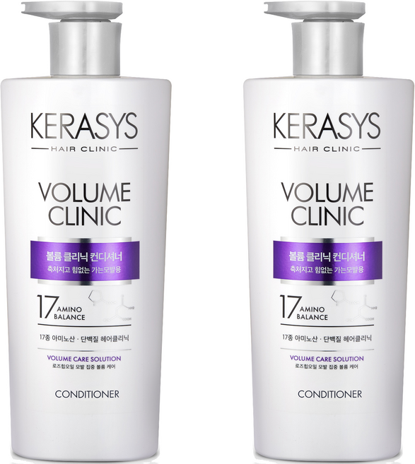 케라시스 볼륨 클리닉 단백질 컨디셔너, 600ml, 2개