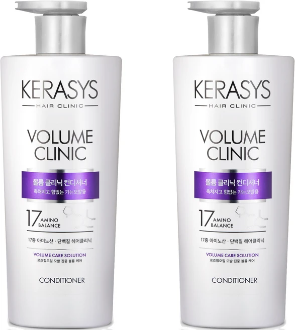 케라시스 볼륨 클리닉 단백질 컨디셔너, 600ml, 2개 - 쿠팡