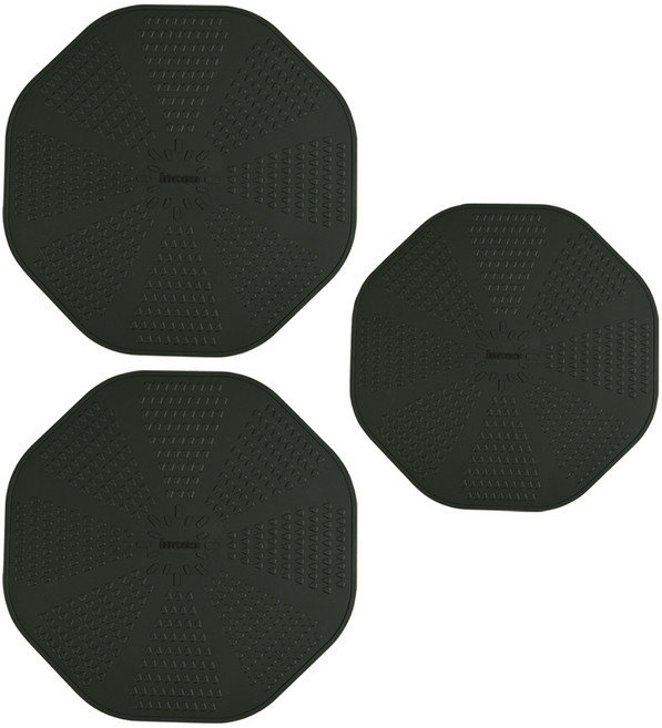 인콕 국산 인덕션 보호 매트 대 2p + 소 세트, 카키블랙, 1세트