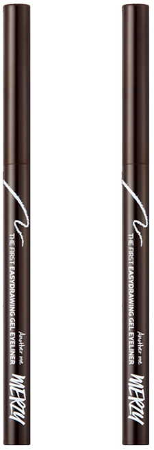 MERZY The First 超好畫眼線膠筆 0.14g, EG2 Chestnut, 2支